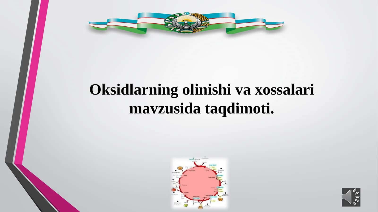 Oksidlarning olinishi va xossalari