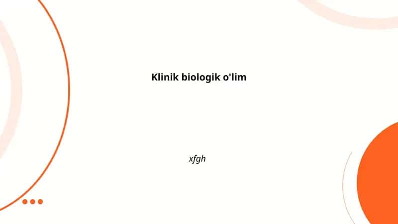 Klinik biologik o'lim