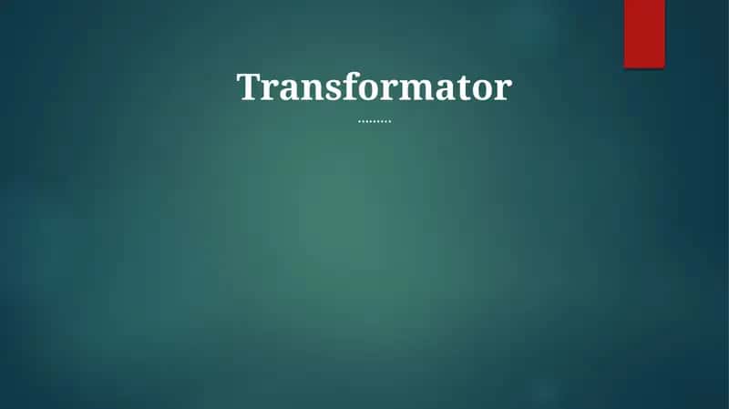 Transformator