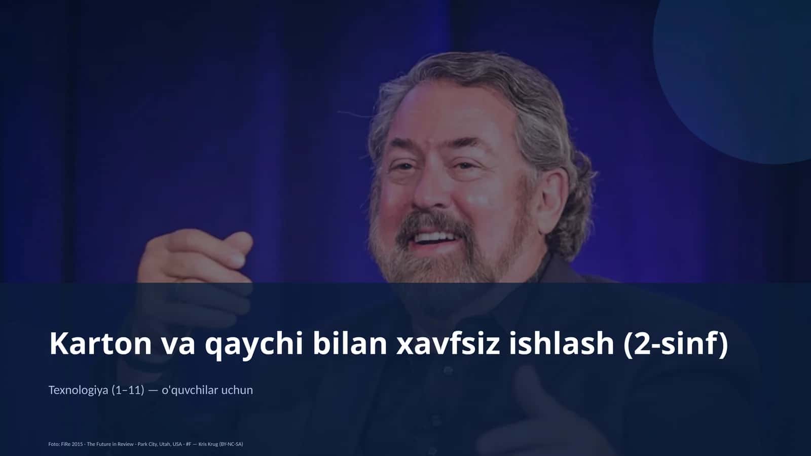 Karton va qaychi bilan xavfsiz ishlash (2-sinf)