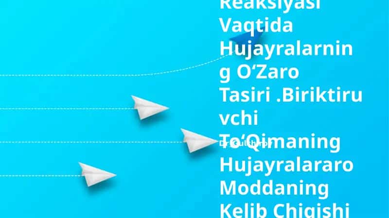 YalligʻLanish Reaksiyasi Vaqtida Hujayralarning OʻZaro Tasiri