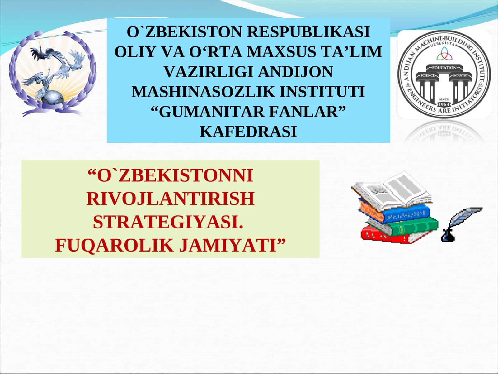 QONUN USTUVORLIGINI TA’MINLASH VA SUD-HUQUQ TIZIMINI YANADA ISLOH QILISHNING USTUVOR YO‘NALISHLARI