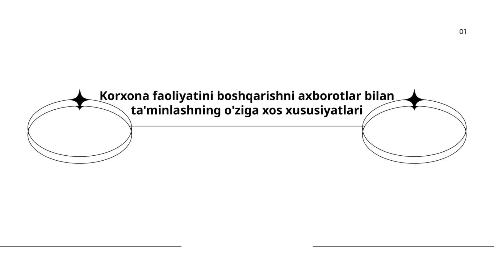 Korxona faoliyatini boshqarishni axborotlar bilan ta'minlashning o'ziga xos xususiyatlari
