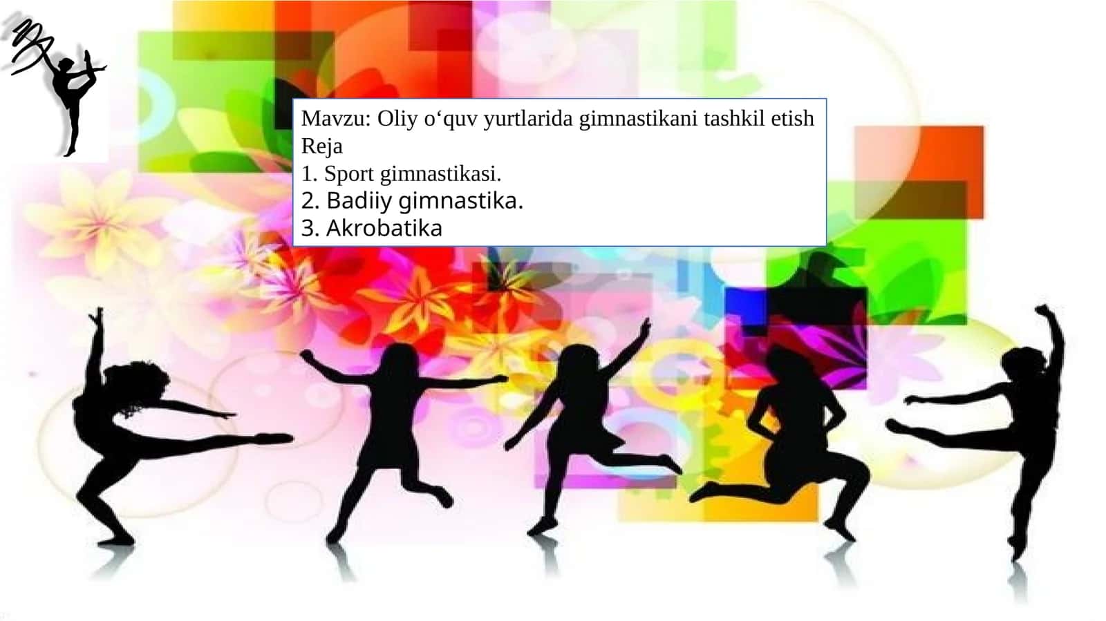 Oliy oʻquv yurtlarida gimnastikani tashkil etish