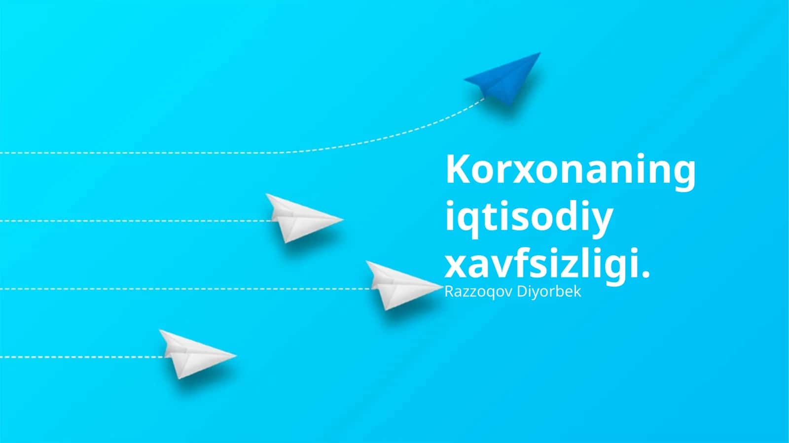 Korxonaning iqtisodiy xavfsizligi