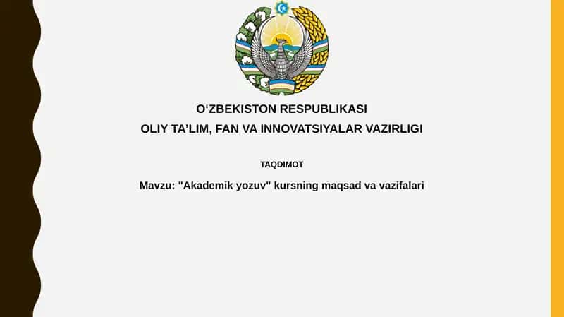 "Akademik yozuv" kursi