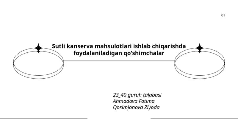Sutli kanserva mahsulotlari ishlab chiqarishda foydalaniladigan qo'shimchalar
