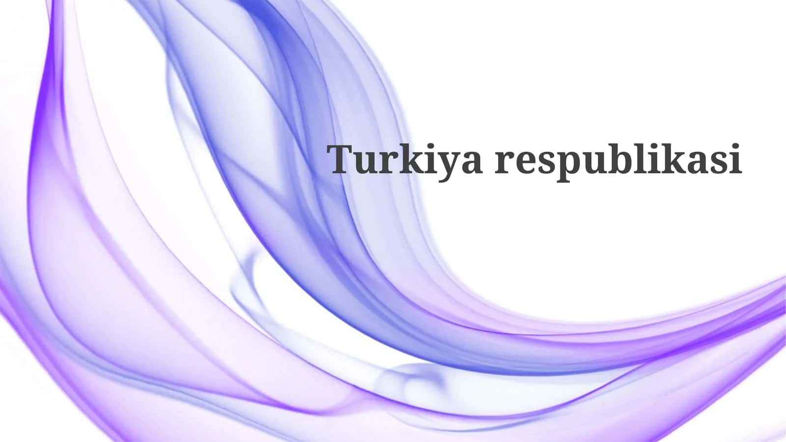 Turkiya Respublikasi: Asosiy Ma'lumotlar