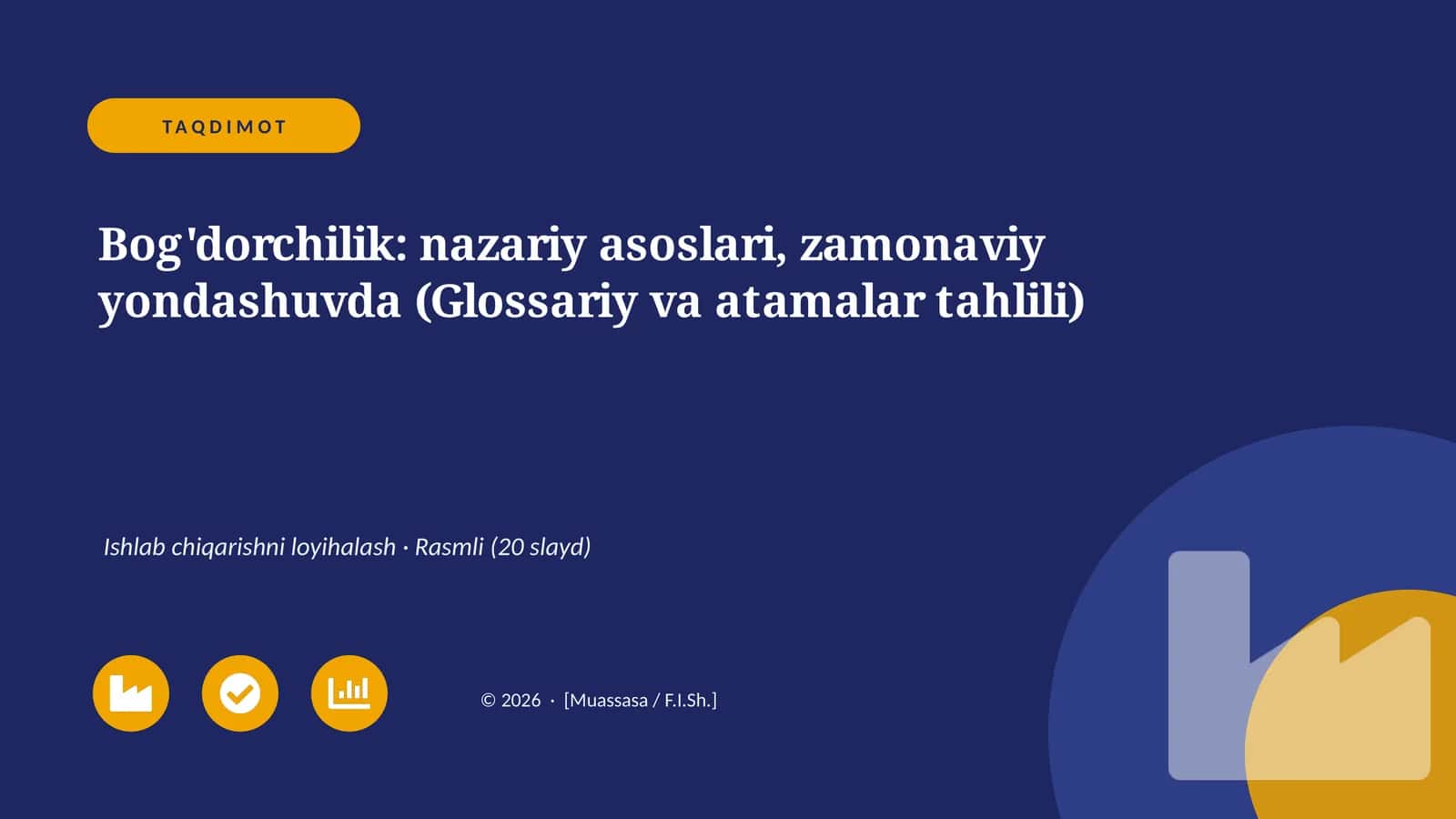 Bog'dorchilik: nazariy asoslari, zamonaviy yondashuvda (Glossariy va atamalar tahlili)