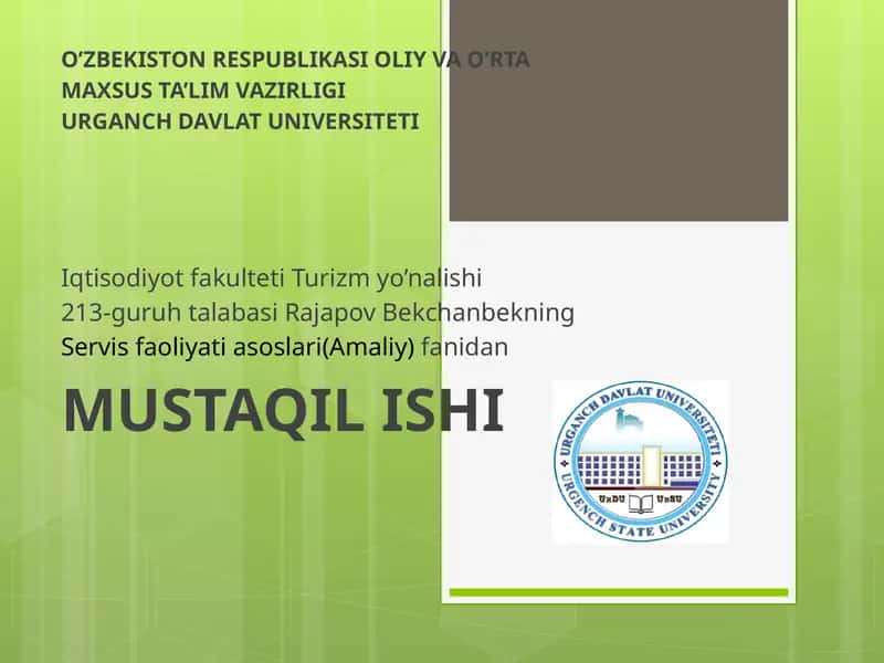 RESTORANLARDA MEHMONLAR ISHONCHI. BARLARDAGI SERVIS