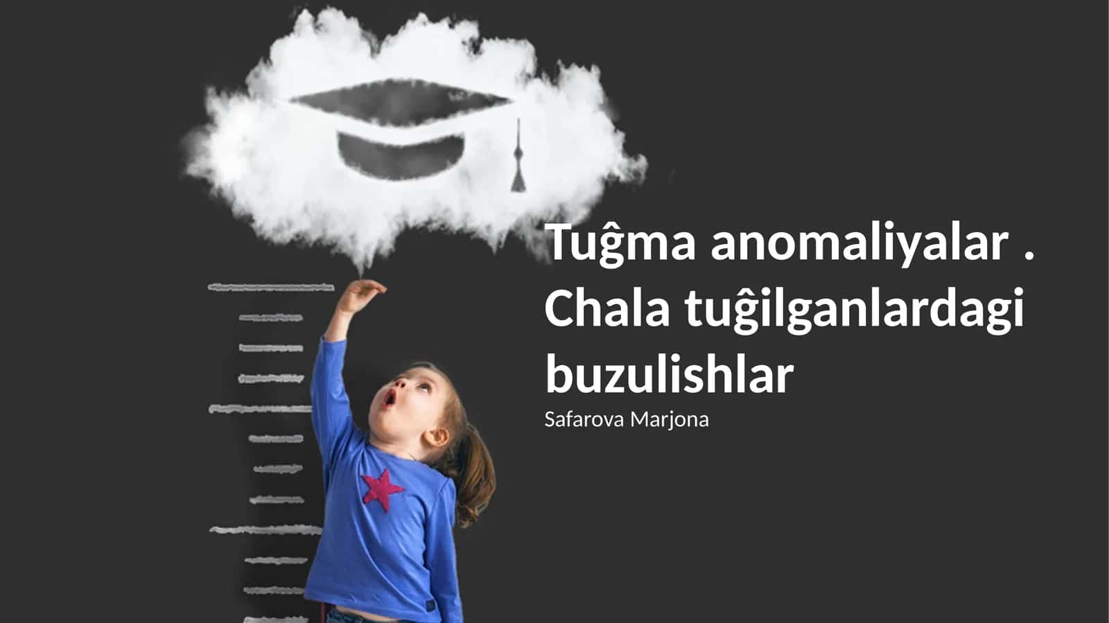 Tuĝma anomaliyalar. Chala tuĝilganlardagi buzulishlar