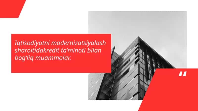 Iqtisodiyotni modernizatsiyalash