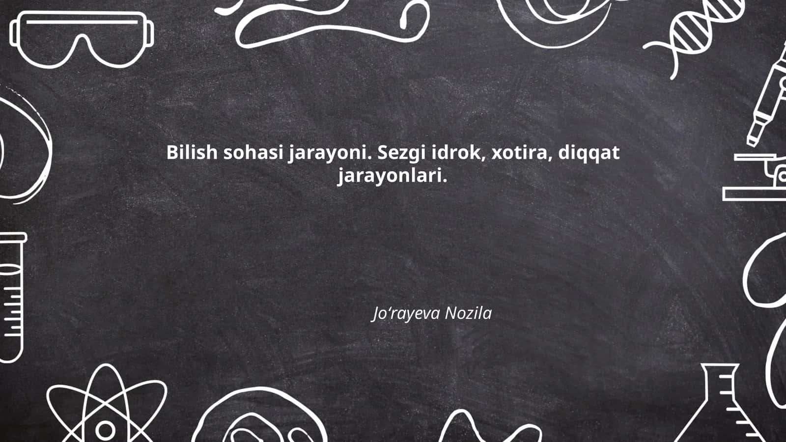 Sezgi organlari va sezgi signallarining neyrobiologik asoslari