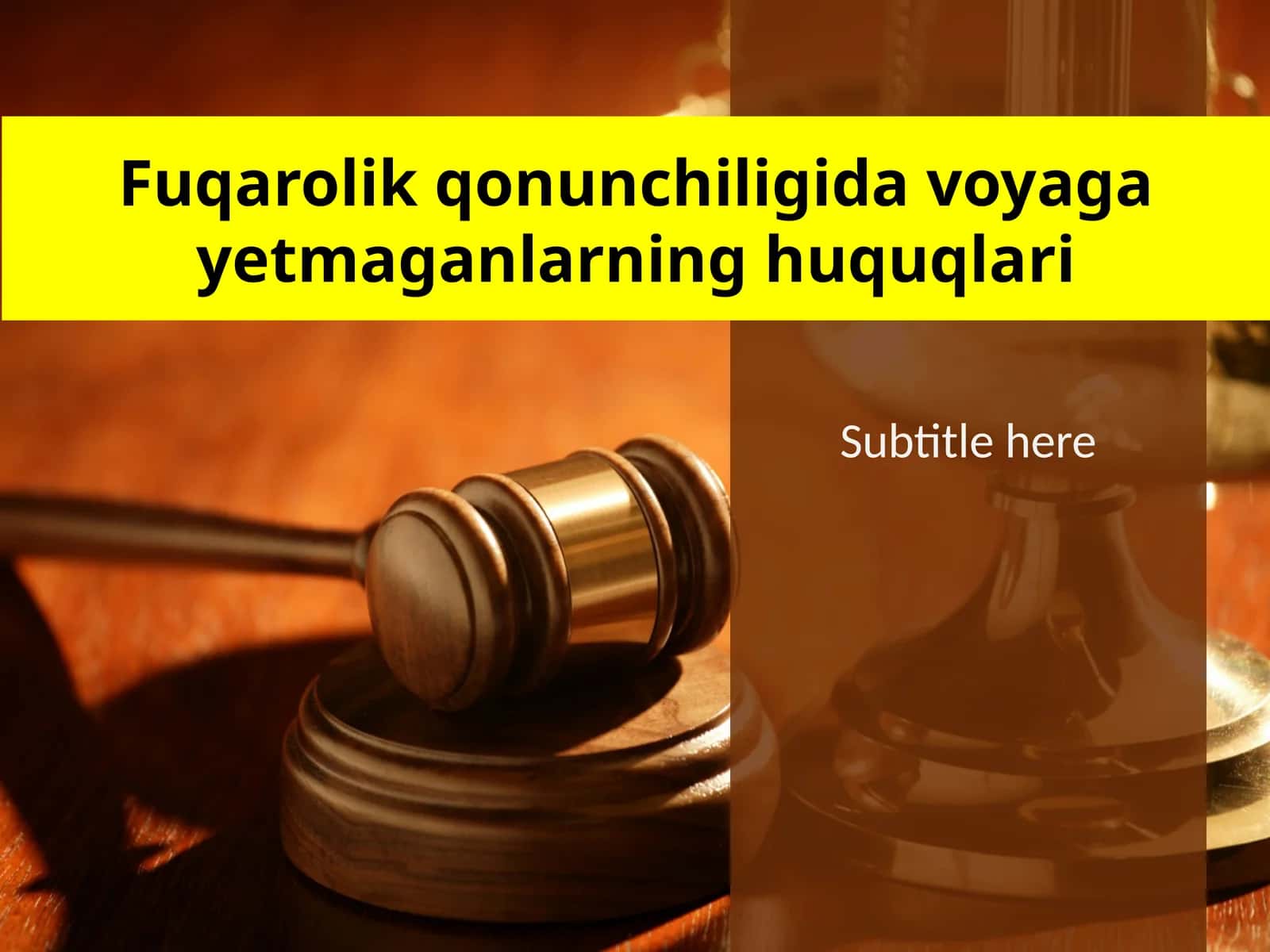 Fuqarolik qonunchiligida voyaga yetmaganlarning huquqlari