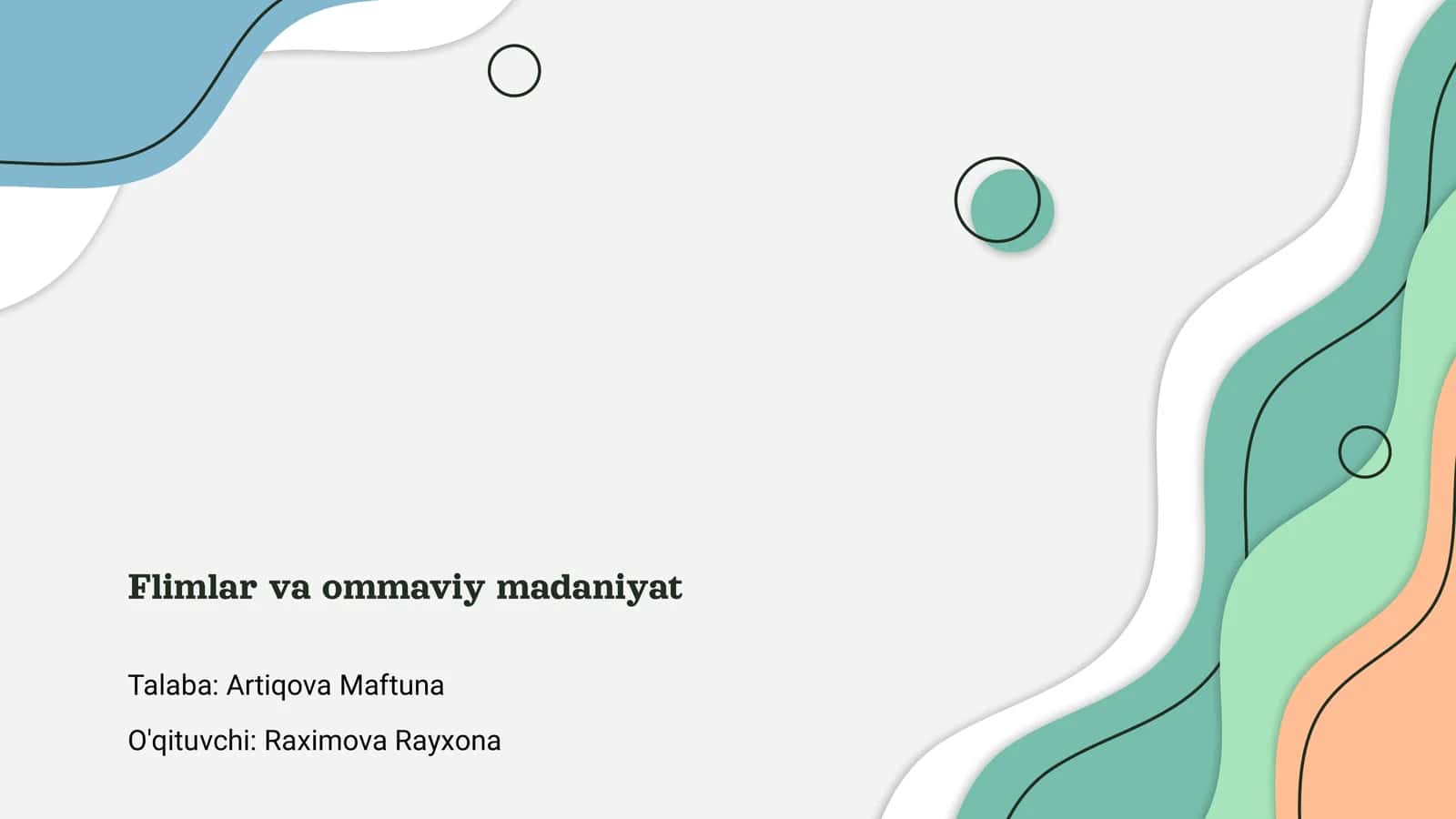 Flimlar va ommaviy madaniyat