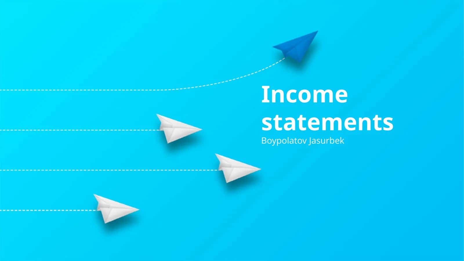 Income statements