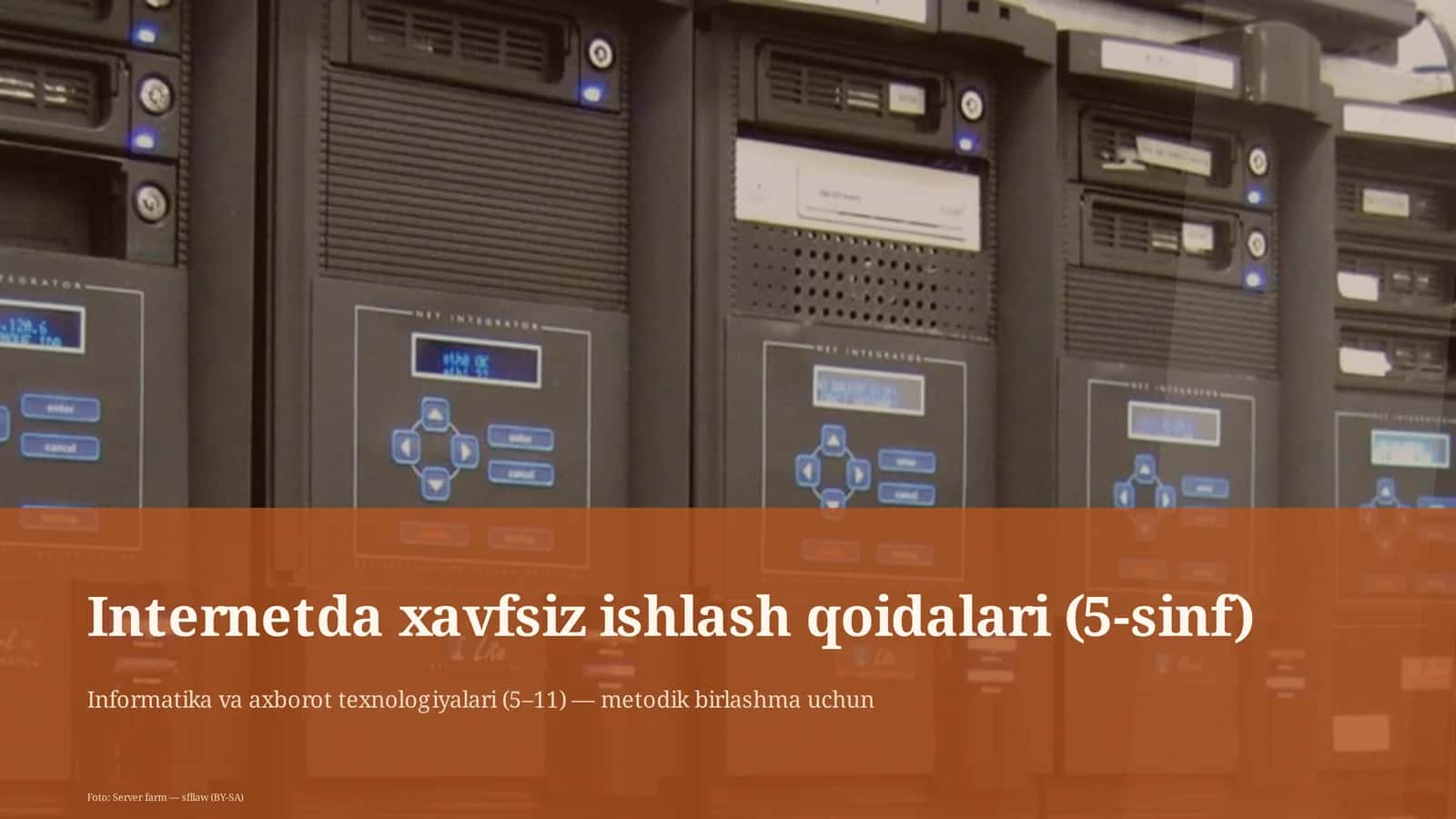 Internetda xavfsiz ishlash qoidalari (5-sinf)