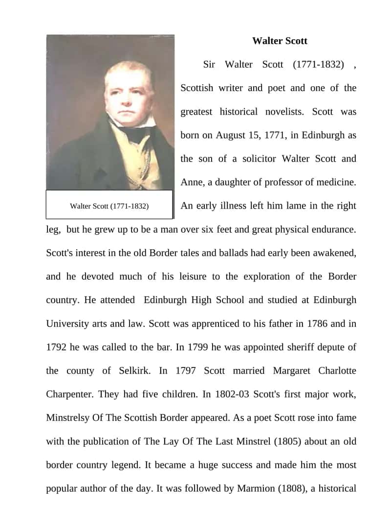Walter Scott