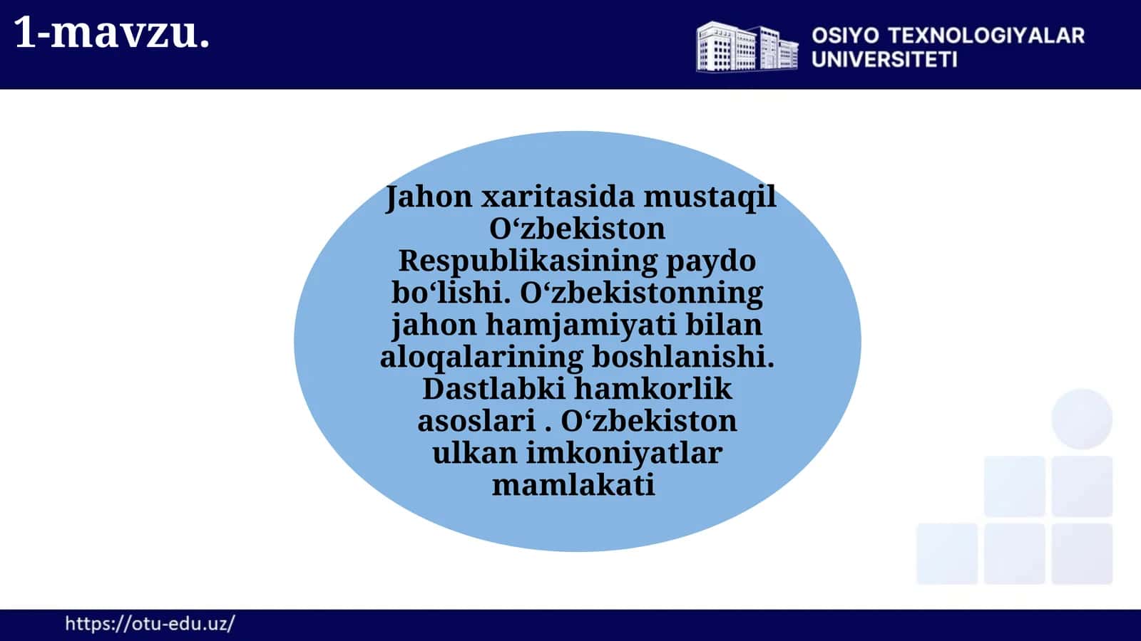 Mustaqillikning qadriyatli yoli