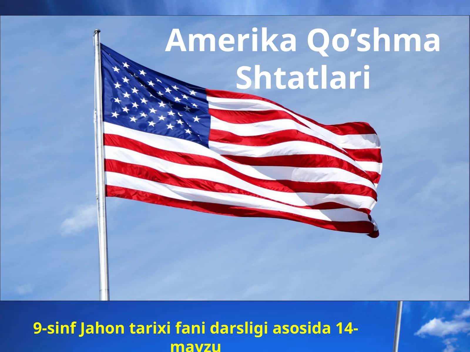 Amerika Qo’shma Shtatlari Iqtisodiy taraqqiyot
