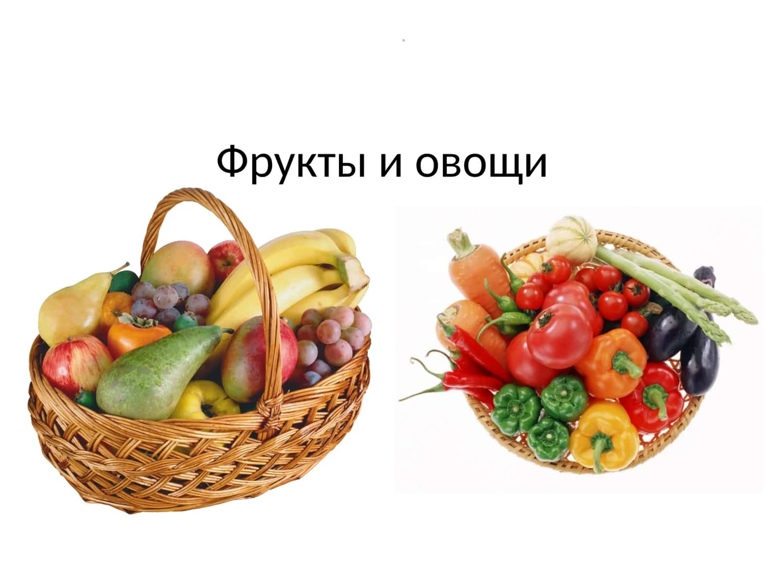 Фрукты и овощи