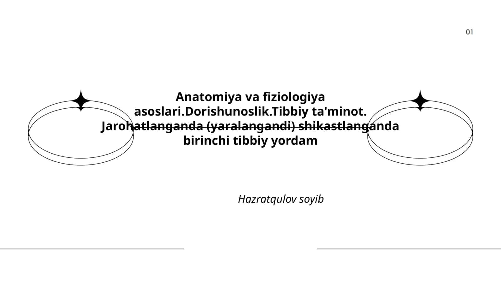 Hujayra va to'qimalarning anatomiyasi va fiziologiyasi