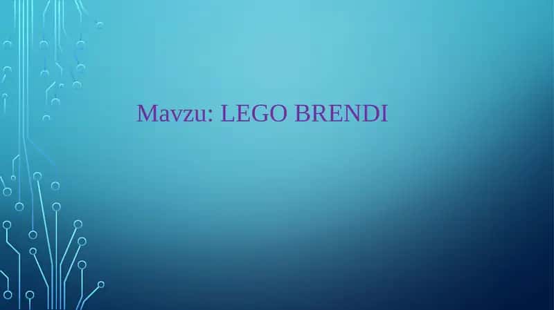 LEGO BRENDI