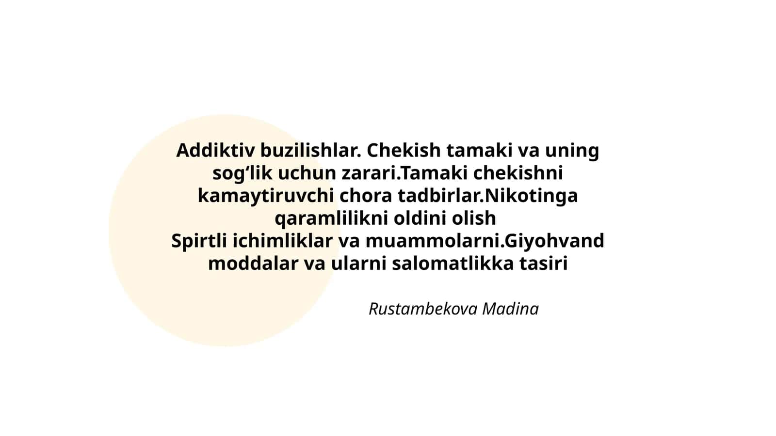 Addiktiv buzilishlar