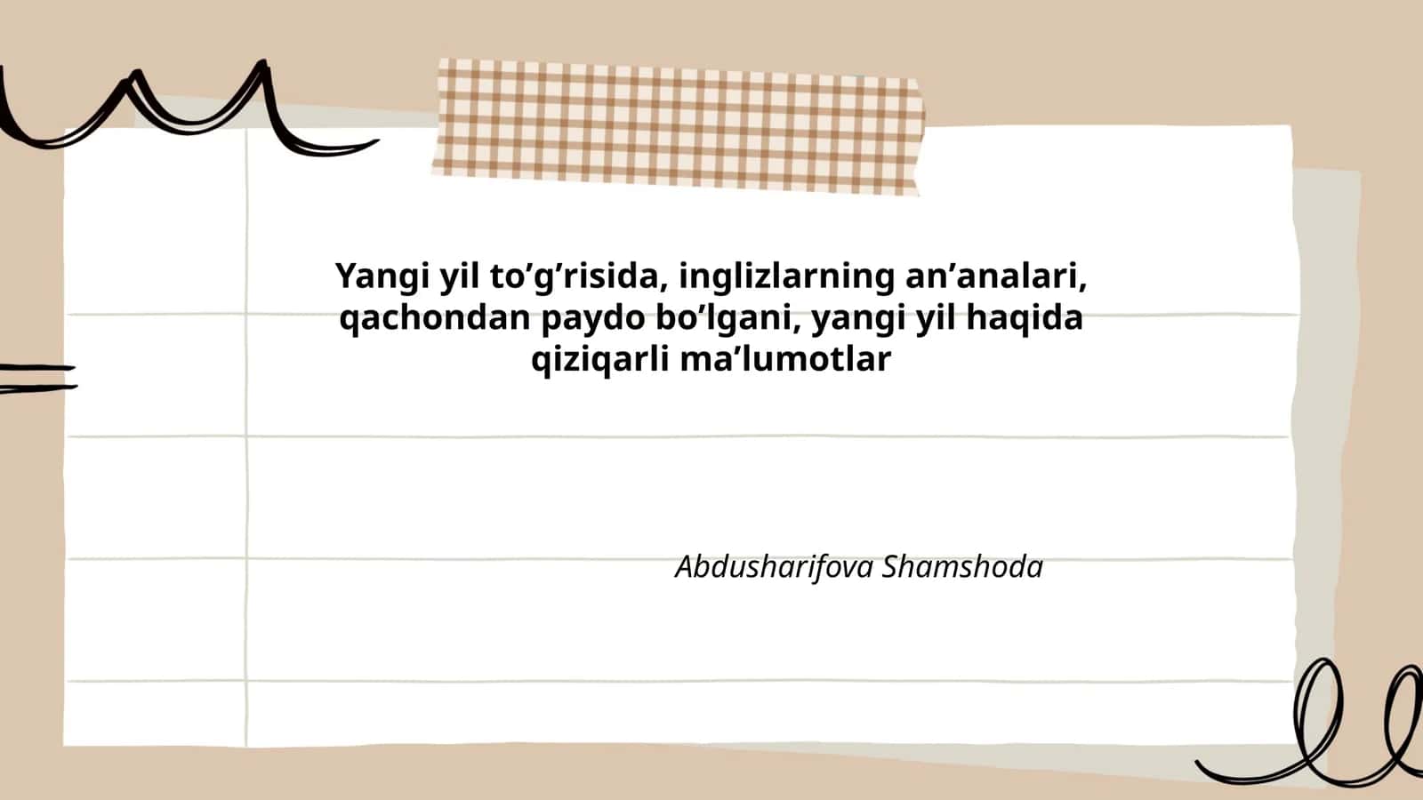 Yangi yil toʼgʼrisida, inglizlarning anʼanalari, qachondan paydo boʼlgani, yangi yil haqida qiziqarli maʼlumotlar