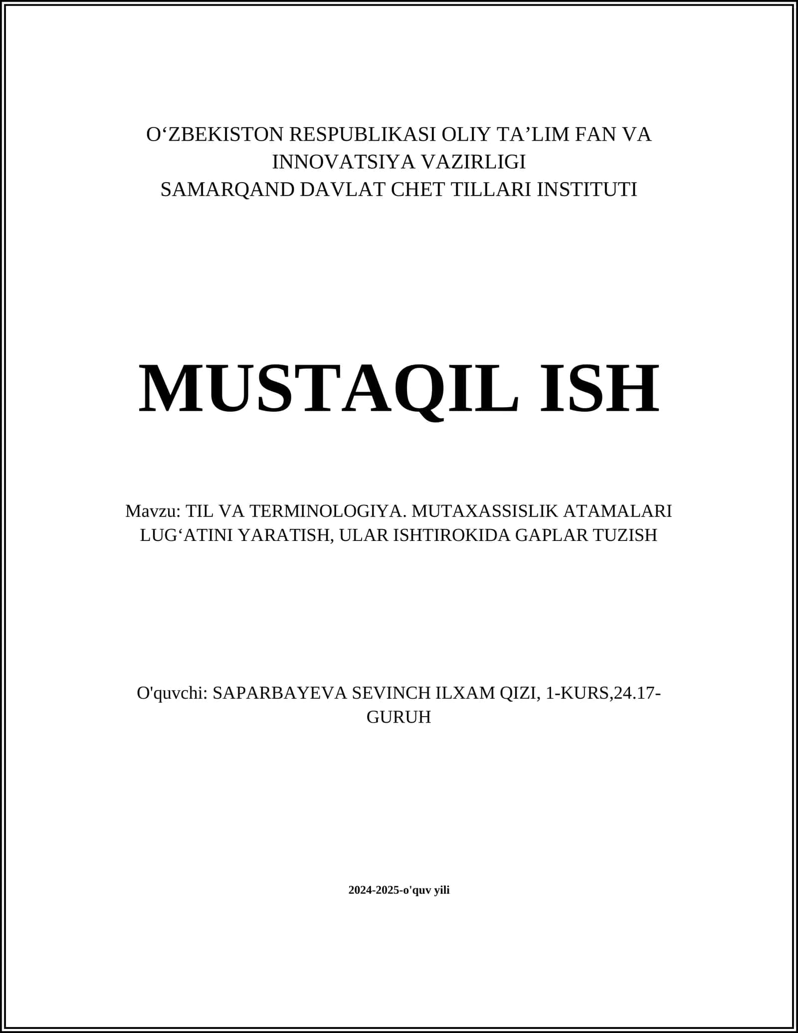 Tibbiyot terminologiyasi