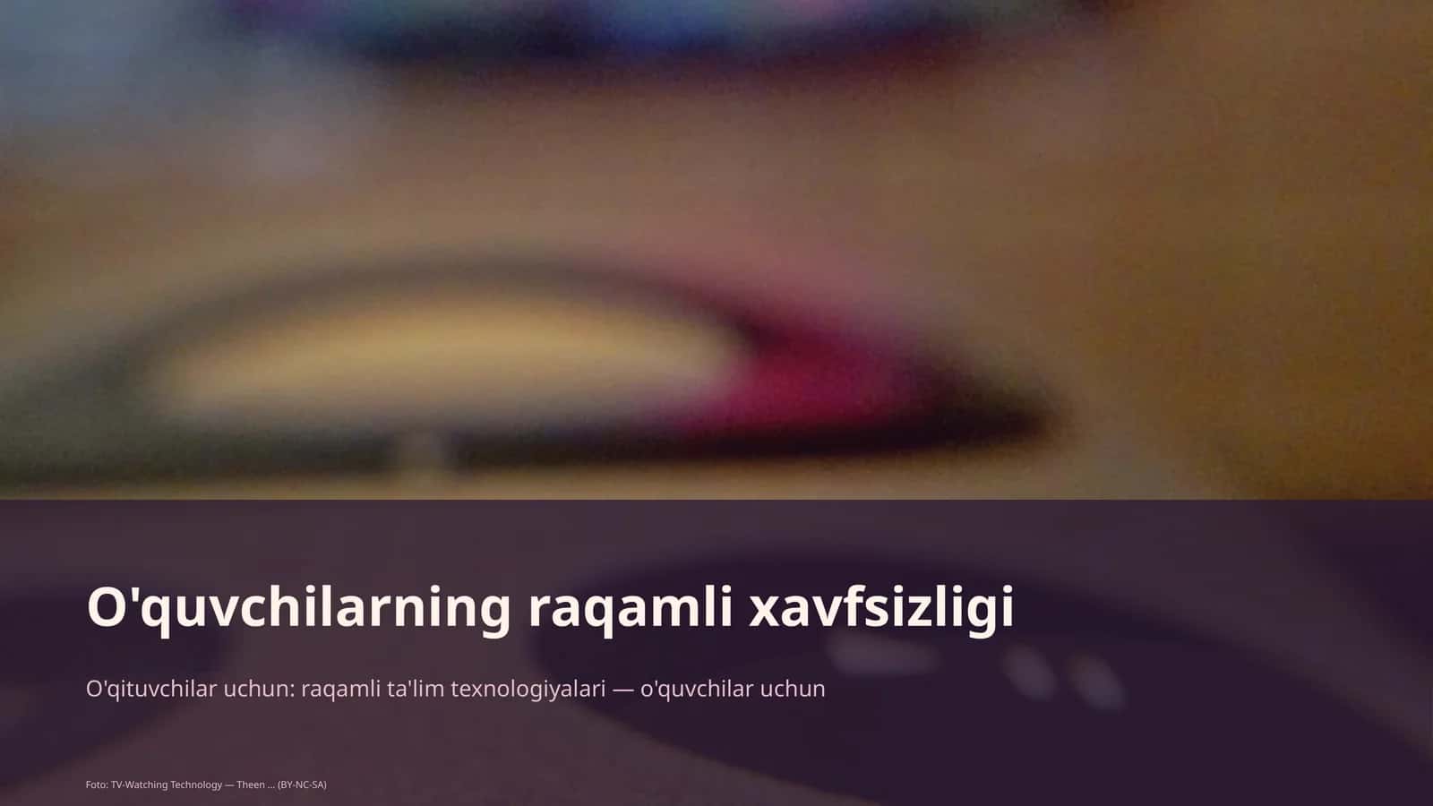 O'quvchilarning raqamli xavfsizligi