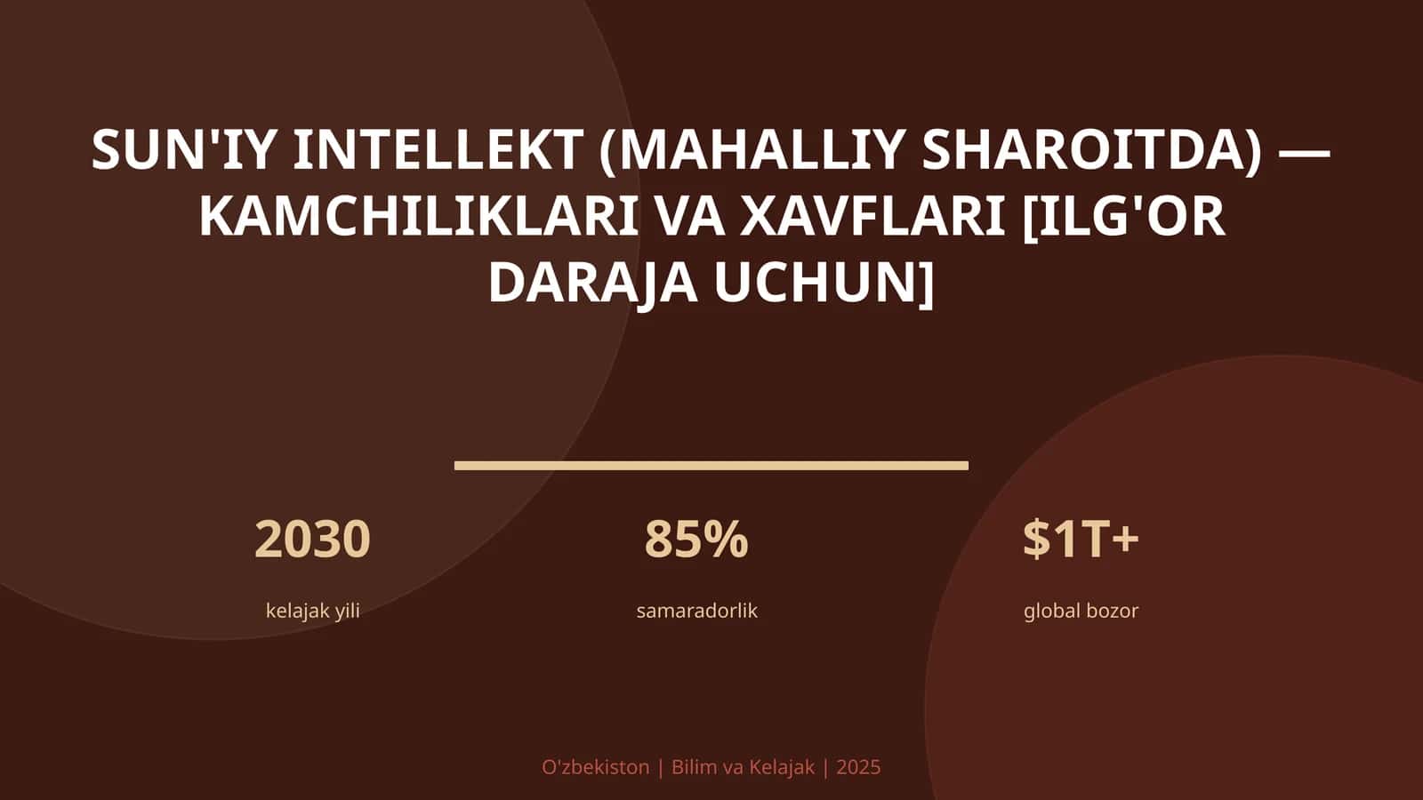 Sun'iy intellekt (mahalliy sharoitda) — kamchiliklari va xavflari [ilg'or daraja uchun]