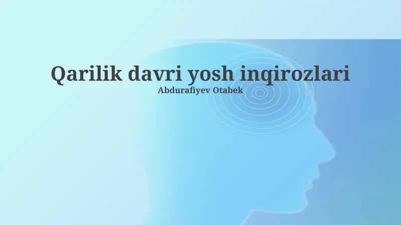 Qarilik davri yosh inqirozlari