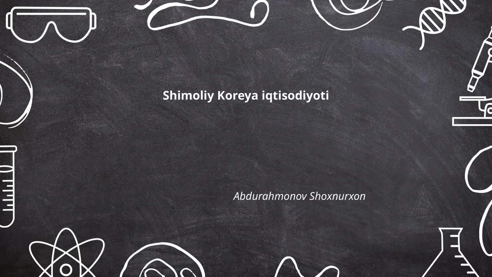 Shimoliy Koreya iqtisodiyoti
