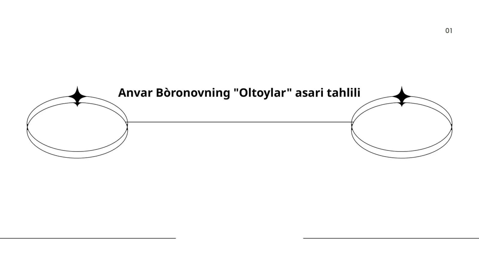 Anvar Bòronovning "Oltoylar" asari tahlili