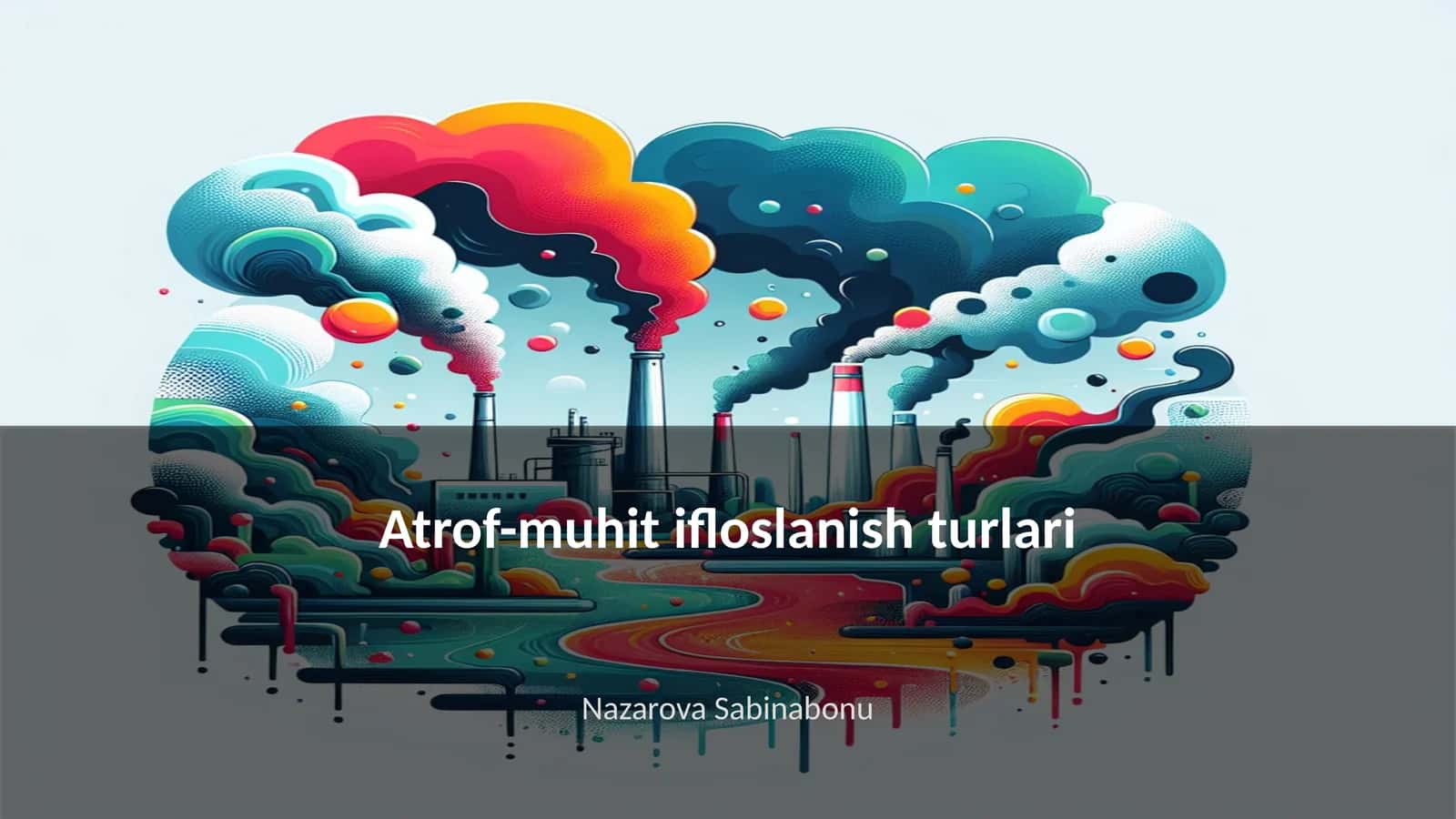 Atrof-muhit ifloslanish turlari