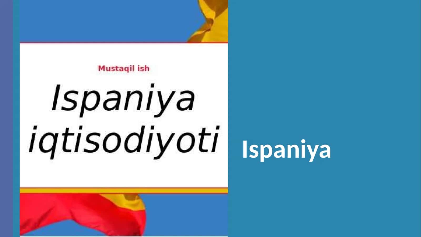 Ispaniya iqtisodiyoti