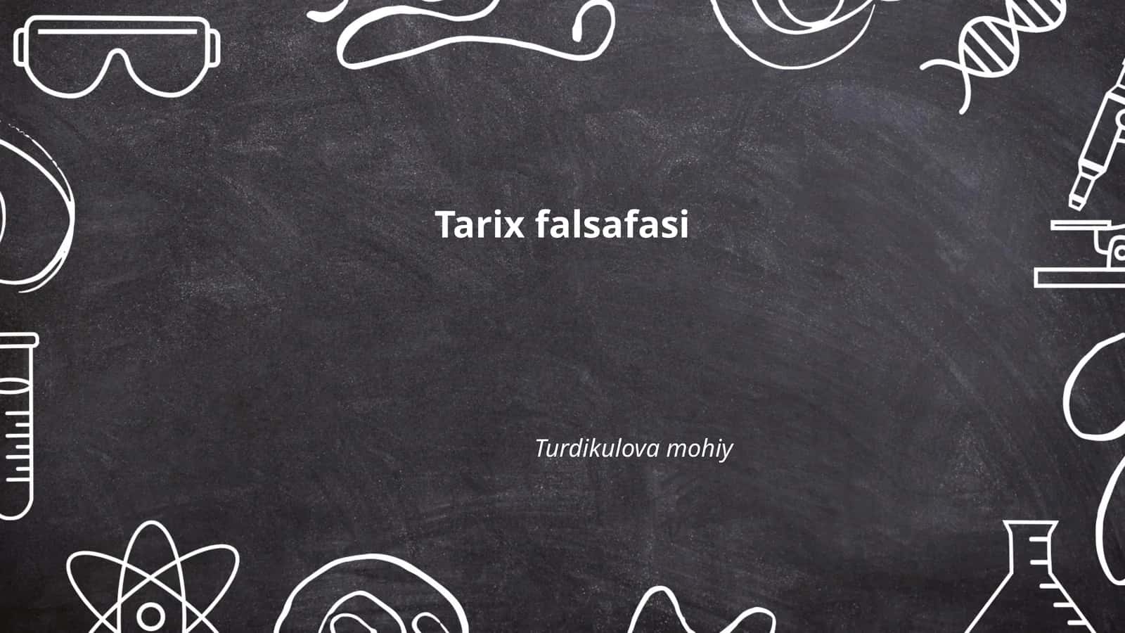 Tarix falsafasi