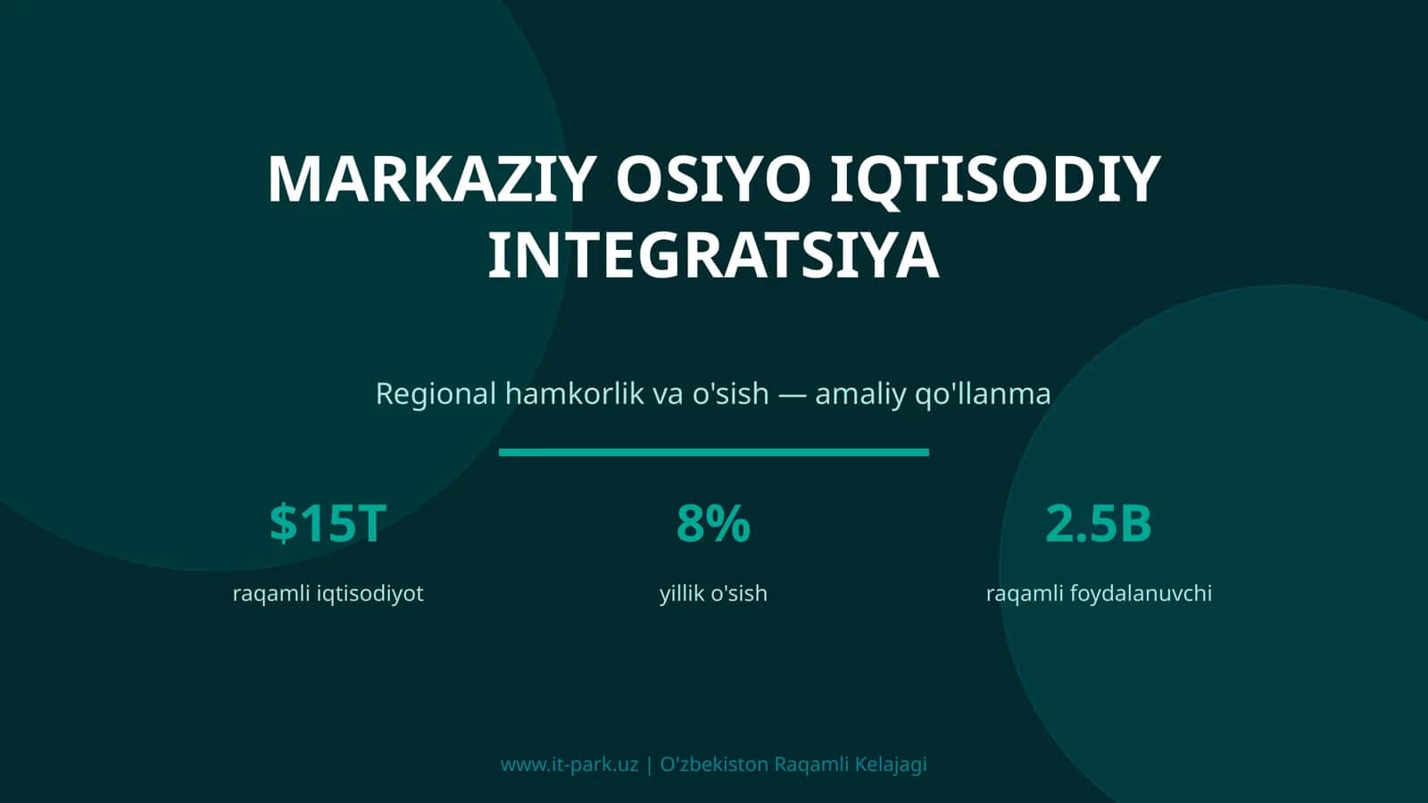 Regional hamkorlik va o'sish — amaliy qo'llanma