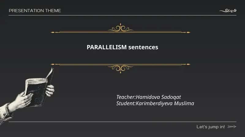 PARALLELISM sentences