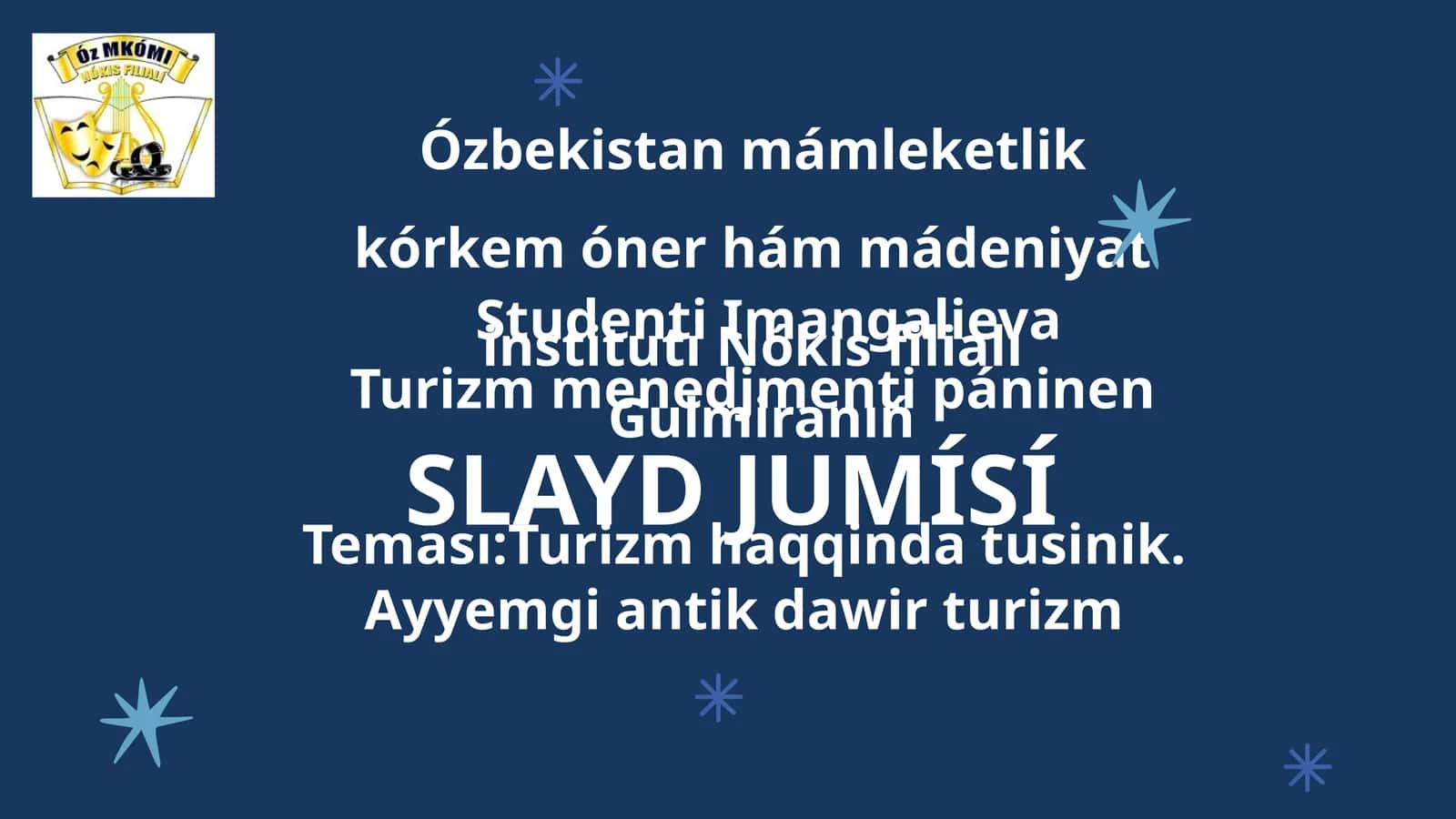 Turizm haqqinda tusinik.Ayyemgi antik dawir turizm
