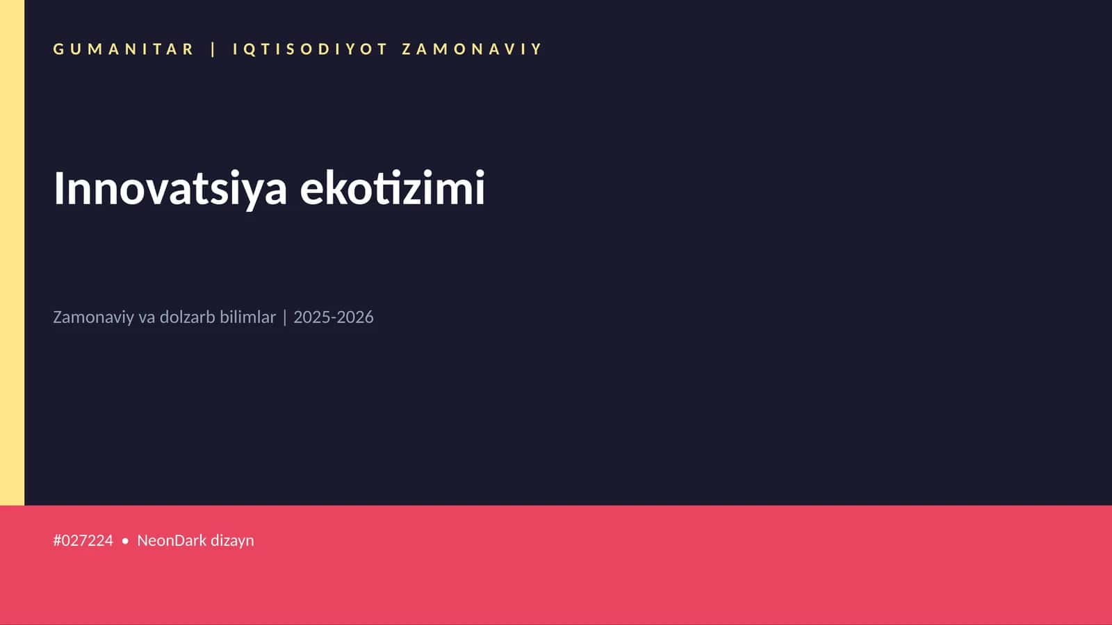 Innovatsiya ekotizimi