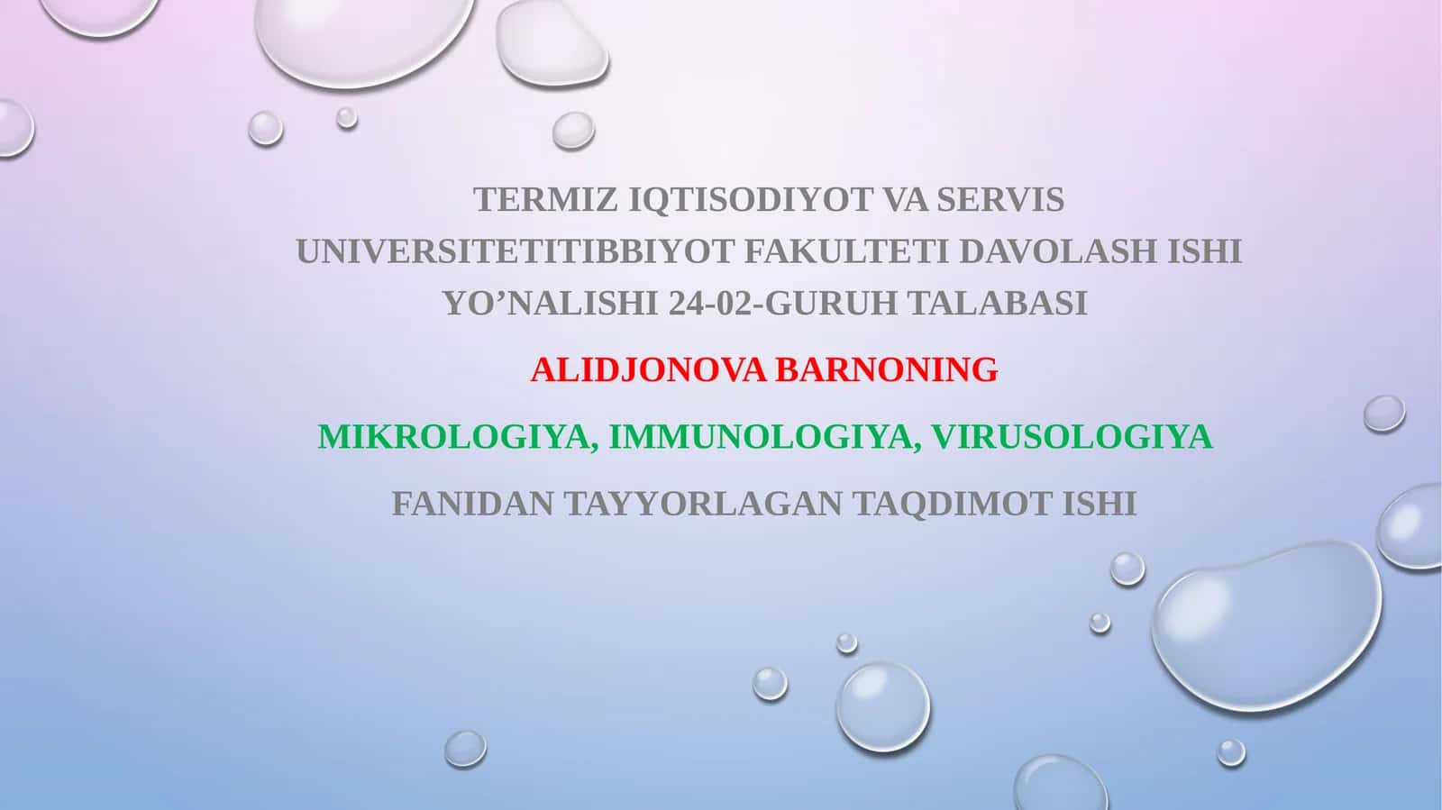 Disbakterioz va dizbakteriozning zamonaviy bakteriologik diagnostikasi