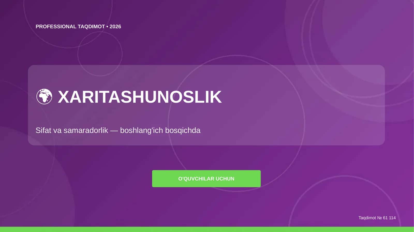 XARITASHUNOSLIK