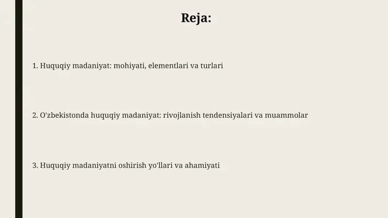 Huquqiy Madaniyat