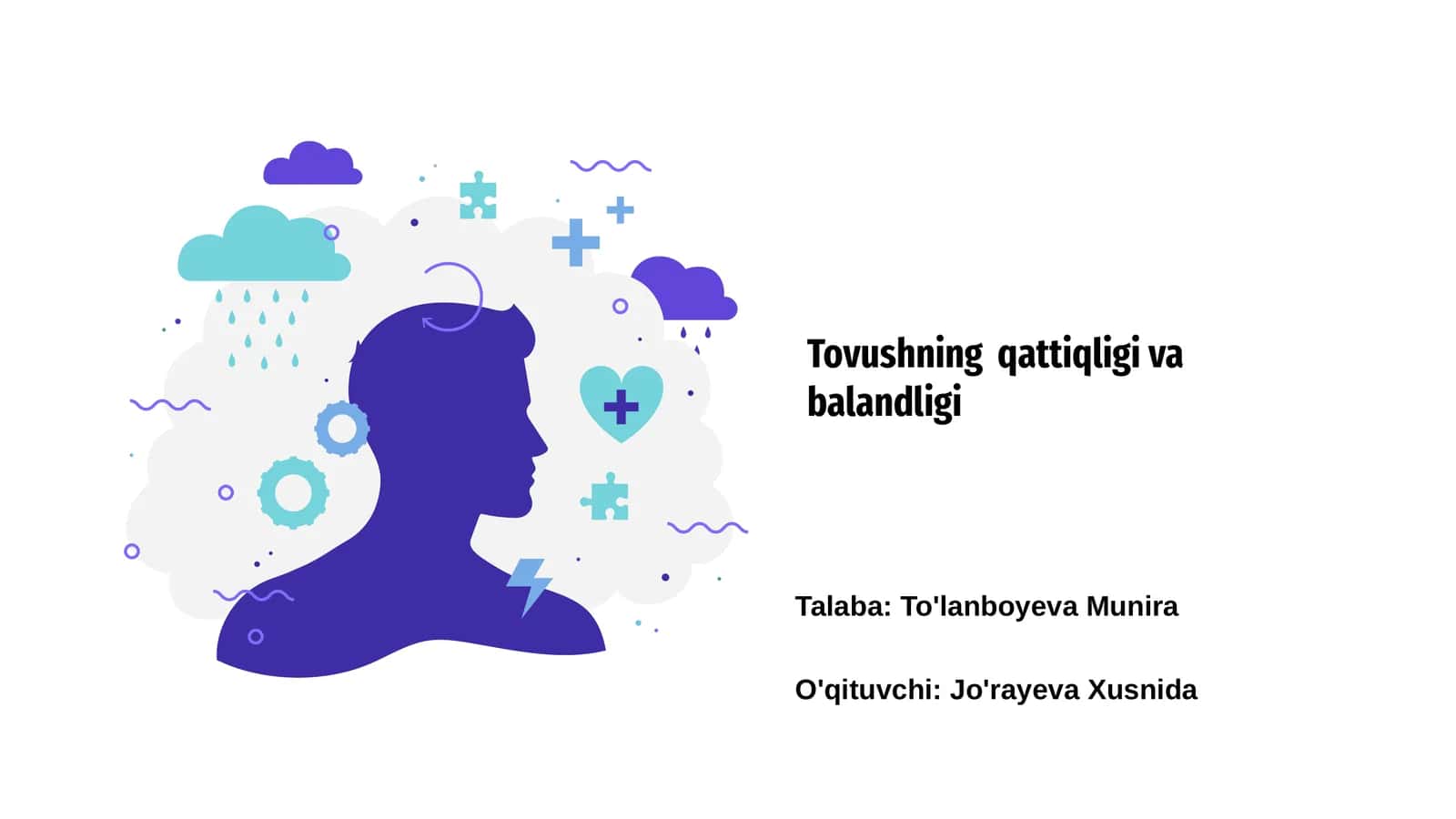 Tovushning qattiqligi va balandligi