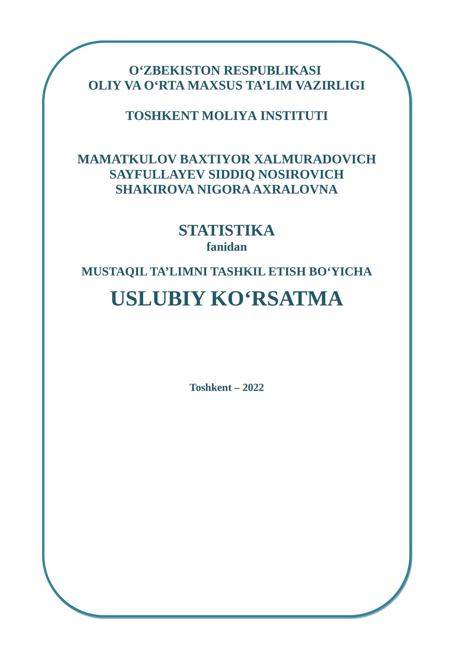 STATISTIKA