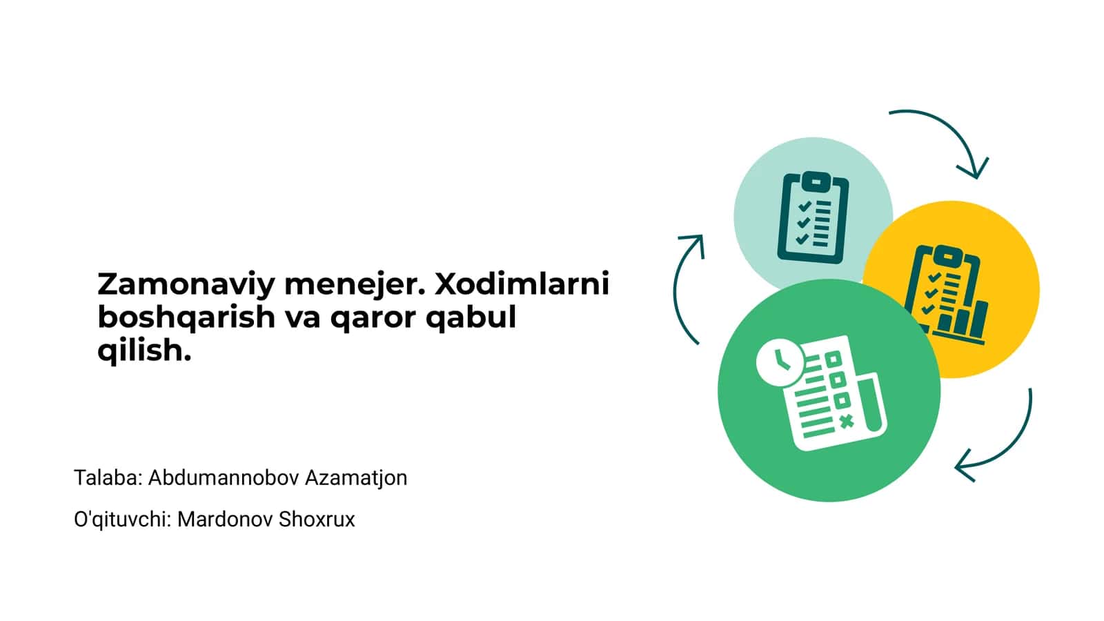 Zamonaviy menejer