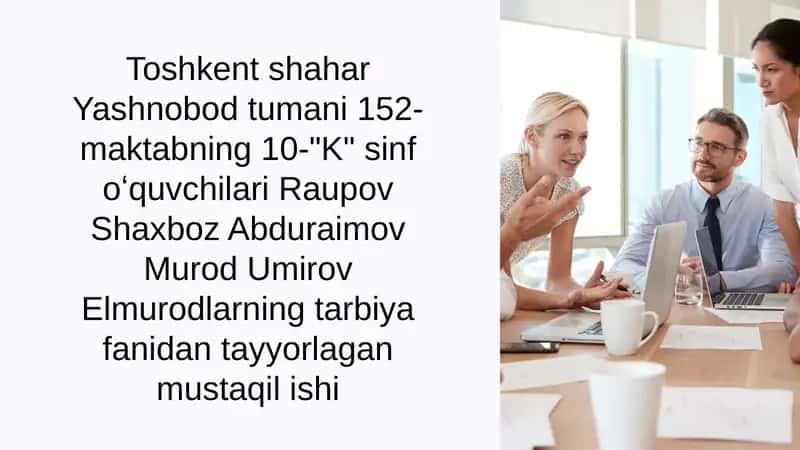 Jamiyatning Ma'naviy Asoslari