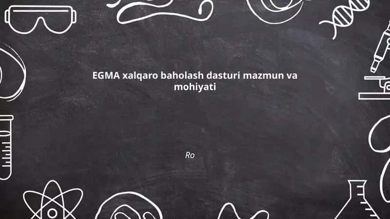 EGMA (Erta sinflar uchun matematika baholash) dasturi